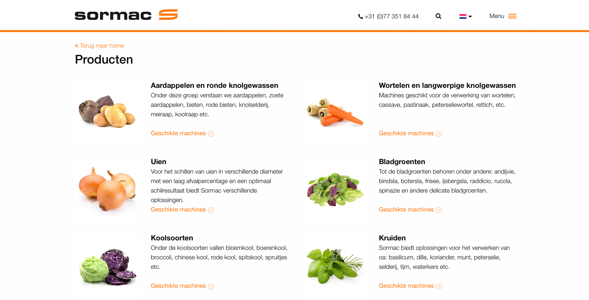 Spiegel crossmedia communicatie - Sormac website slide 2